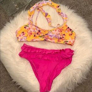 high waisted bikini